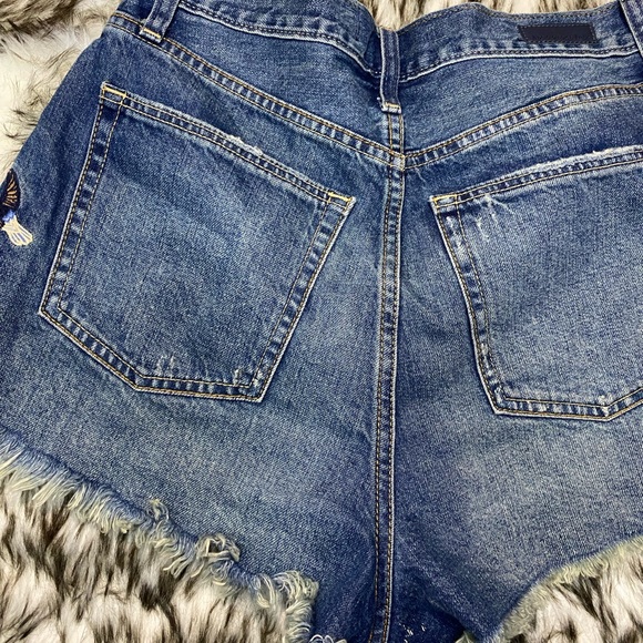 Abercrombie & Fitch vintage floral denim shorts - Picture 9 of 9